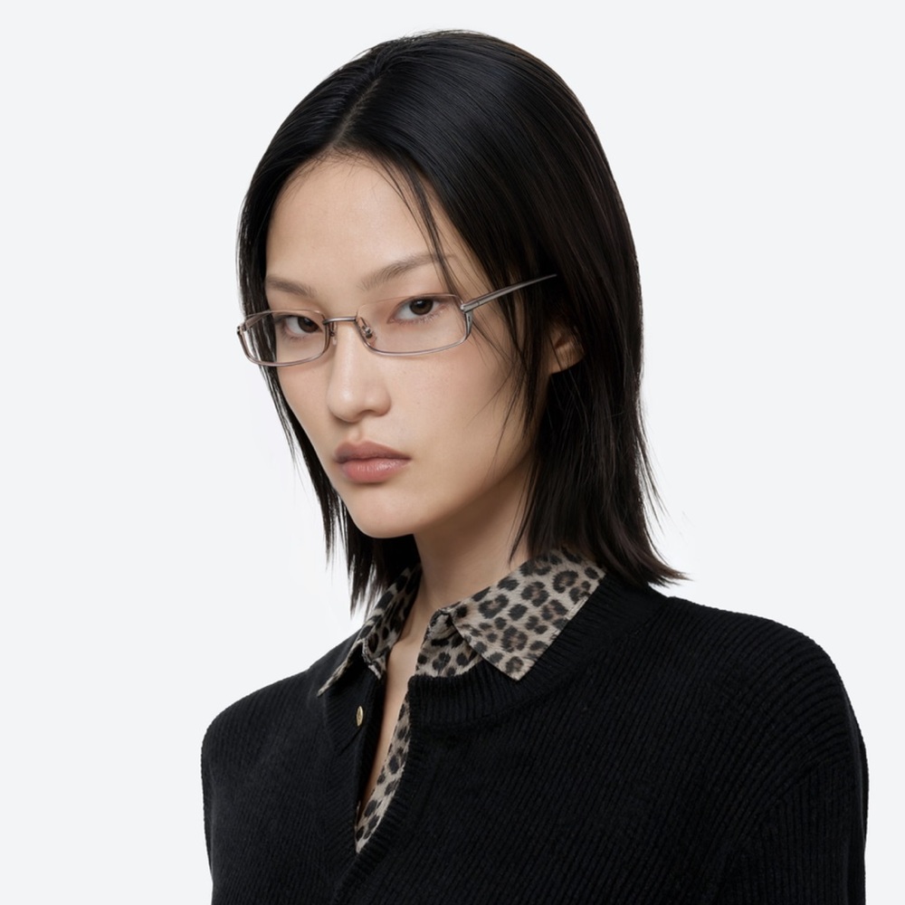 GENTLE MONSTER Heavenly Silver Frame Glasses